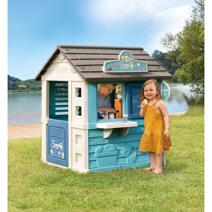 Дитячий будиночок Smoby Sweety Corner для дівчаток з аксесуарами, для вулиці та в приміщенні, з 2 років