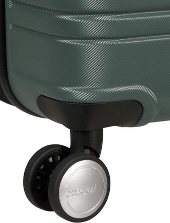 Валіза American Tourister Flashline Spinner L 78 см, 100/109 л, зелена (Dark Forest), жорсткий корпус