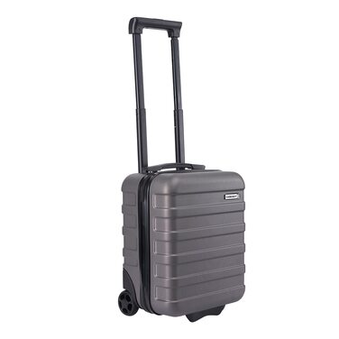 Ручна поклажа Cabin Max Luggage Trolley, валіза для переліту 40x30x20 см, 24л, на 2 колесах, Graphite