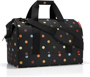 Дорожня сумка Reisenthel Allrounder L з великою косметичкою Toiletbag XL, горошок