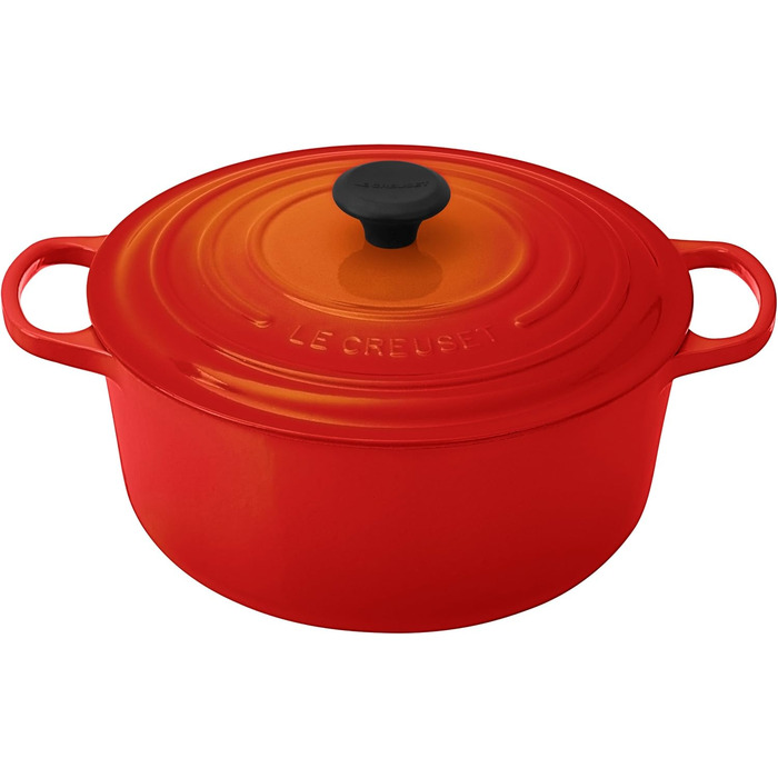 Каструля Le Creuset Signature, чавун, емальована, кругла, 2,8 л, помаранчева