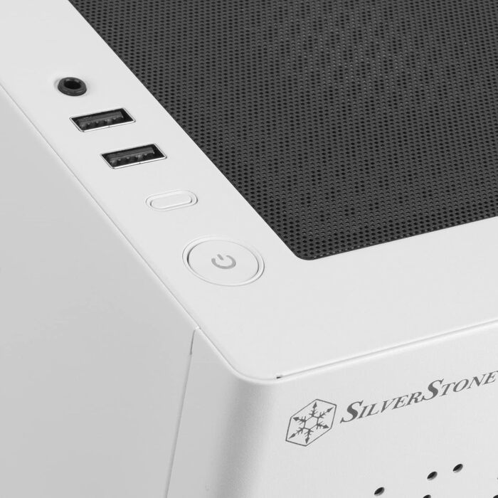 Корпус SilverStone SUGO 16 білий, Mini-ITX, сталевий куб, SST-SG16W