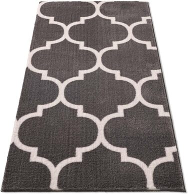 Килимок для ванної Taracarpet Florentiner, темно-сірий, 60x120 см, машинне прання
