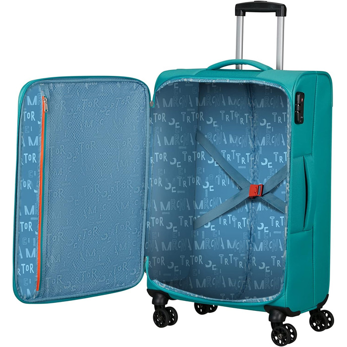 Валіза American Tourister Sea Seeker Spinner M 68 см 61 л Зелена (Aqua Green)