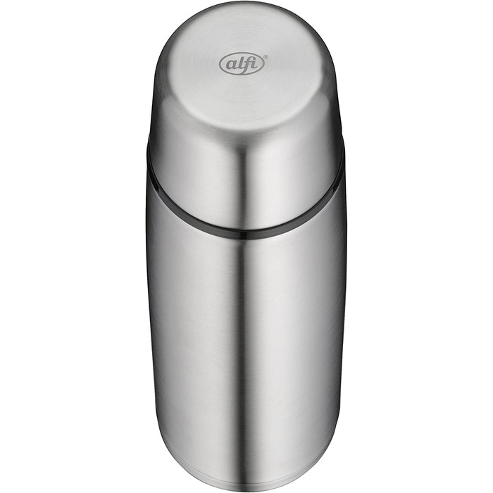 Термос alfi ISOTHERM PERFECT 1 л з нержавіючої сталі з чашкою, герметичний, з кришкою, збереження тепла, без слідів, довговічний, можна мити в посудомийній машині, BPA-free