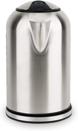 Електрочайник H.Koenig BOE50, програмований, 1,7 л, нержавійка, 40-100°C, для чаю та кави, сріблястий