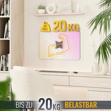 Настінний кронштейн для монітора та ТВ RICOO N0611, фіксований Slim, для екранів 13-34 дюймів, VESA 75x75 / 100x100 мм, до 20 кг