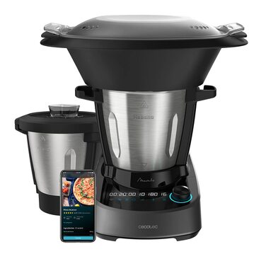 Кухонний комбайн Cecotec Mambo 11090 Habana: 37 функцій, керування через WLAN App, чаша з нержавіючої сталі 3,3 л, вбудовані ваги та 10 рівнів нагріву