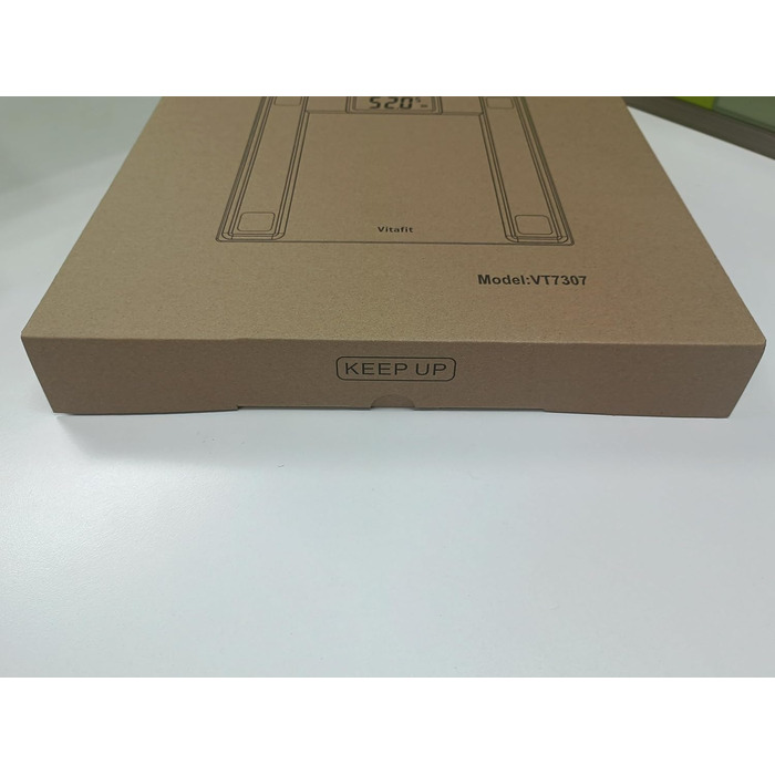 Смарт-вага Vitafit 250 кг з Bluetooth, вимірюванням ваги та ІМТ, синхронізацією з додатком, чорна, 8 мм загартоване скло, широка платформа