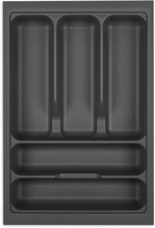 Лоток для столових приладів KÖNIG Oriongrau для шухляд SO-Box, Blum Tandembox, ModernBox, ширина корпусу 300-1200 мм (для 40 см шафи, 319x473 мм)
