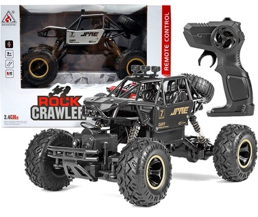 Радіокерована позашляхова машина TradeBaazar 4x4, чорна, масштаб 1:16, швидкість 15 км/год