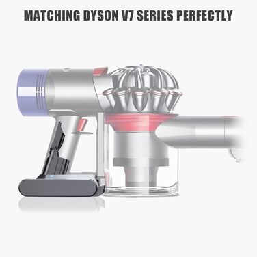 Акумулятор Vunzo 6000mAh для пилососа Dyson Animal Absolute Motörhead Fluffy Total Clean: Замінна батарея + 2 фільтри (V7-6000)