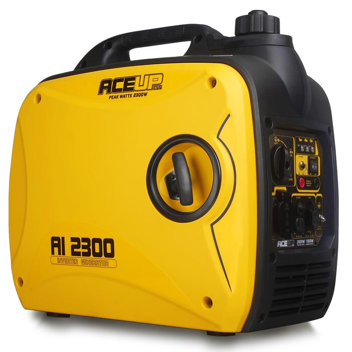 Інверторний генератор Aceup Energy 2000W: тихий бензиновий генератор з USB та 230V/12V розетками, 4-тактний двигун, 19,8 кг
