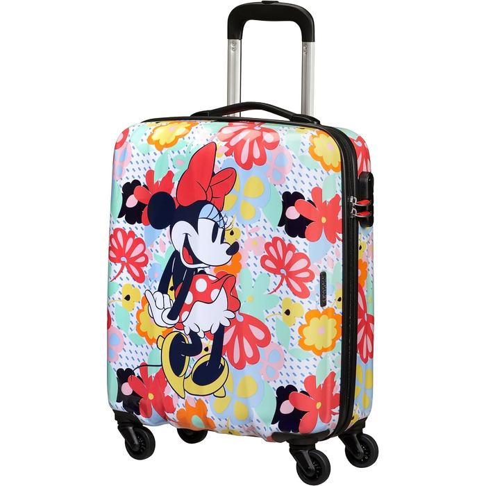Валіза American Tourister Hypertwist Spinner S, ручна поклажа, мультиколор, Minnie Flower