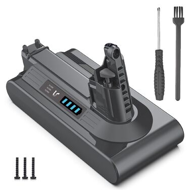 Акумулятор Keenstone V8 8000mAh для пилососа Dyson SV10 V8 Absolute, Animal, Motorhead – з фільтрами