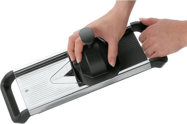 WMF Top Tools Овочерізка Cromargan Edelstahl 37x12.5 см з контейнером та захистом пальців