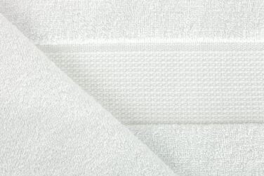 Набір рушників BANANALU 8 шт. 100% бавовна 50x100 см, 450 г/м², білий, висока якість