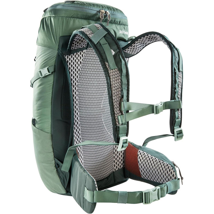 Рюкзак для туризму Tatonka Hike Pack 22, 22 л, з вентиляцією спини та дощовиком, салатовий