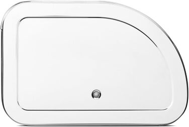 Контейнер для зберігання хліба Brabantia Rollbrotkasten, серія Brilliant Steel (з бічними стінками)