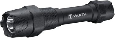 Ліхтарик VARTA Indestructible F20 Pro LED 6 Вт з батарейками AA, водонепроникний, пилозахищений, робочий ліхтар з двома режимами освітлення, надміцний