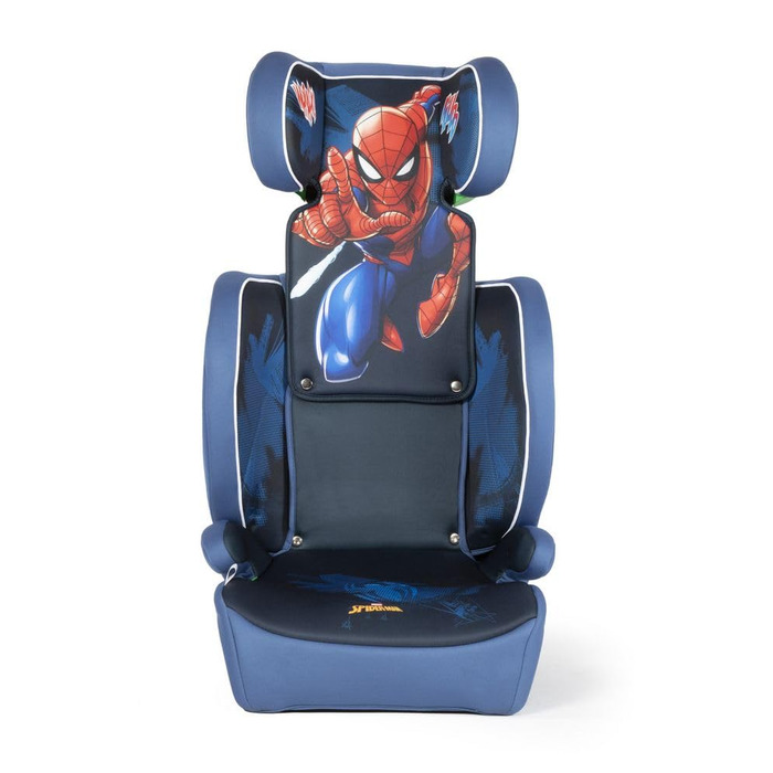 Автокрісло Disney для дівчаток 100-150 см з ISOFIX, з принтами Ельзи, Анни та Олафа (фіолетове)