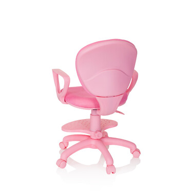 Дитячий стілець / дитячий письмовий стілець KID COLOUR тканина рожевий hjh OFFICE
