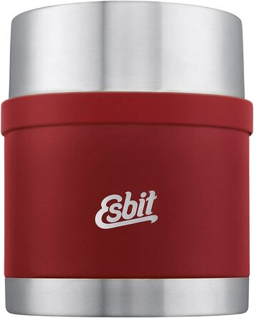 Термос для їжі Esbit Sculptor 500 мл, бурдовий, нержавіюча сталь, для гарячих і холодних страв, без манжети