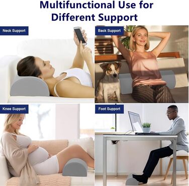 Подушка з піни Memory Foam для ніг, колін та попереку. Ортопедична подушка для сну на боці та спині, підтримка шиї, ніг, колін та талії