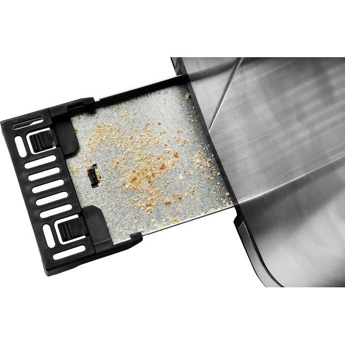 Тостер електричний GASTROBACK Design Toaster Digital 4S, 4 тости, нержавіюча сталь, сріблястий, 7 програм, LCD-дисплей, 950 Вт