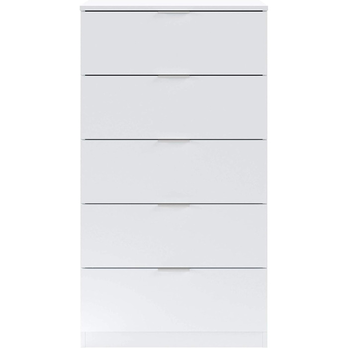 Комод з п'ятьма шухлядами Arctic-білий 60x110x40 см