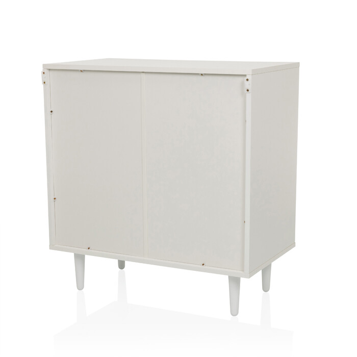 Сервант / комод LYKKJA 77x39,5x72 см 2 шухляди 2 двері білий hjh LIVING