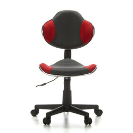 Дитяче крісло для письмового столу KIDDY GTI-2, тканина, сірий/червоний, hjh OFFICE