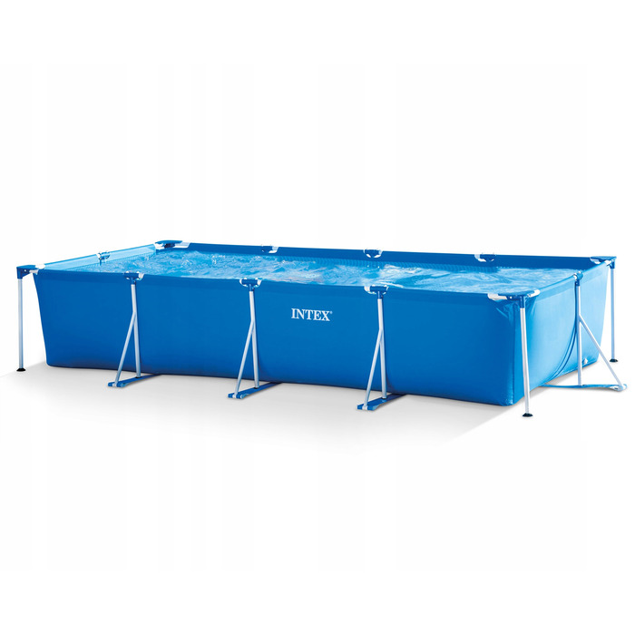 Каркасний прямокутний садовий басейн Intex 450x220x84 см, арт. 28273