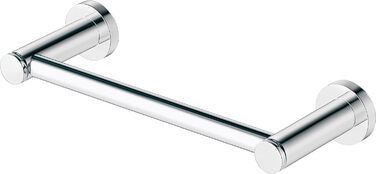 Поручень для ванни Duravit D-Code, хромований, 25 см, універсальний тримач для рушників і безпеки у ванній кімнаті