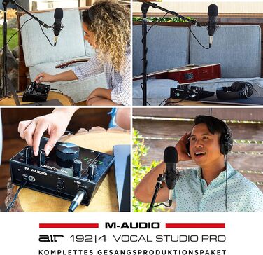 M-Audio Air 192|6: USB аудіоінтерфейс для професійного запису (2 XLR/Line входи, софт в комплекті)