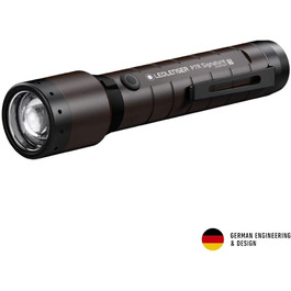 Ліхтарик Ledlenser P7R Signature LED з червоним світлом, акумулятором 21700, водонепроникний IP68, 2000 люмен, фокусування, дальність 330 м, із зарядкою та чохлом