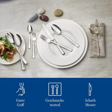 Набір столових приборів Villeroy & Boch Victor, 30 предметів, нержавіюча сталь, для 6 персон, можна мити в посудомийній машині