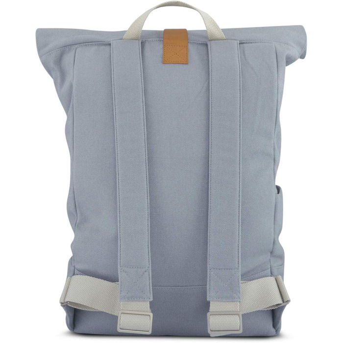 Міський рюкзак Johnny Urban Rolltop Adam Large для жінок і чоловіків, водостійкий, сірий, 16'' відділення для ноутбука, міцна бавовна