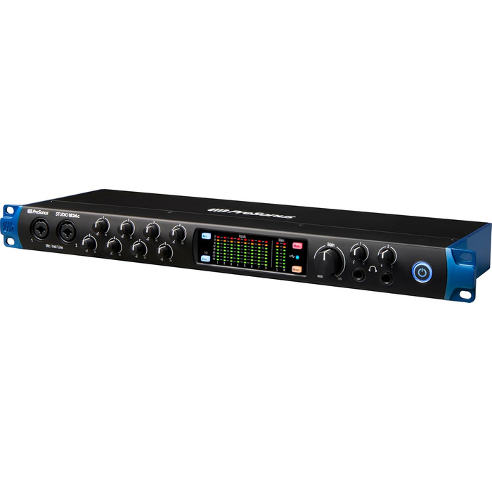 Аудіоінтерфейс PreSonus Studio 24c USB-C для запису, стрімінгу, подкастингу + Studio One Artist, Ableton Live Lite