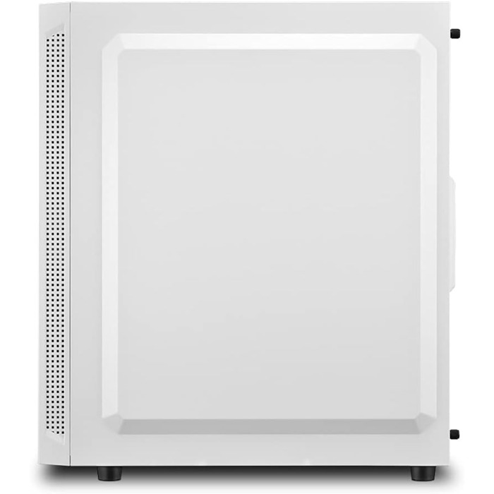 Корпус для ПК Sharkoon RGB Slider білий з підсвіткою, ATX, USB 3.0, скляна панель