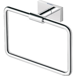 Кільце для рушника Duravit Karree, настінне, хром, 20x6 см