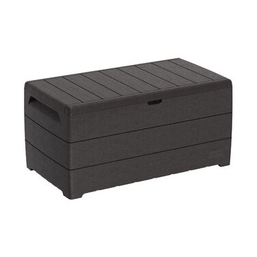 Водонепроникна пластикова скриня Duramax Cedargrain Durabox 270л для саду з колесами та ручками, коричнева