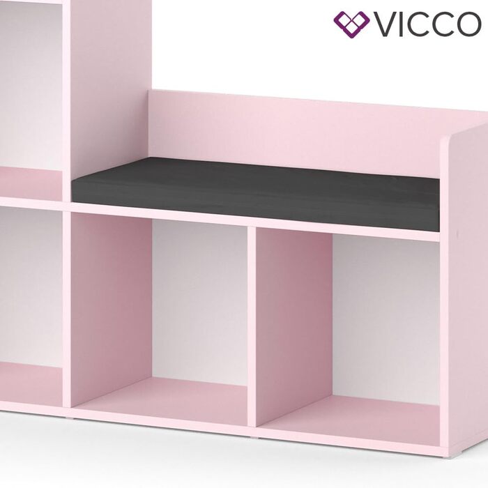Дитяча полиця Vicco Luigi, рожева, 107.2 x 88.6 см, без коробок