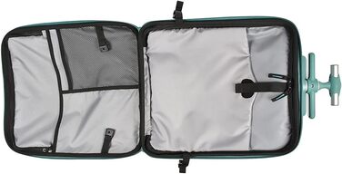 Дитяча валіза-самокат BÉABA & Micro Mobility Luggage Eazy, 2-в-1, з сидінням, для дітей від 4 років, розширювана, 22 л, багато відділень, синя