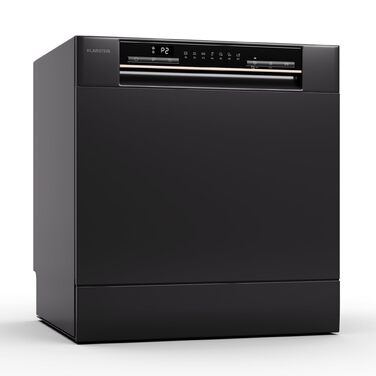 Посудомийна машина Klarstein Mini 6 комплектів, тиха, компактна, 7 програм, для дому, офісу, кемпінгу, з підключенням до води