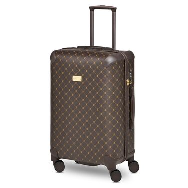 Валіза Lazarotti Palermo (Dark Brown) 3 шт: S 55см, M 66см, L 79см - Набір дорожніх валіз з полікарбонату з TSA-замком та 4 колесами