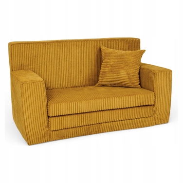 Диван Fortisline ROSALIA 83 x 112 см, вельвет, жовтий
