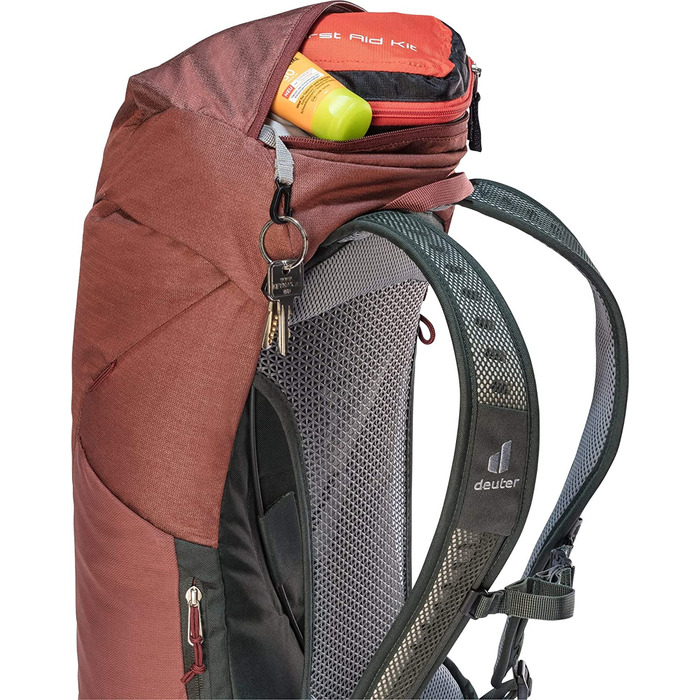 Рюкзак для походів Deuter AC Lite 16 л, червоно-зелений