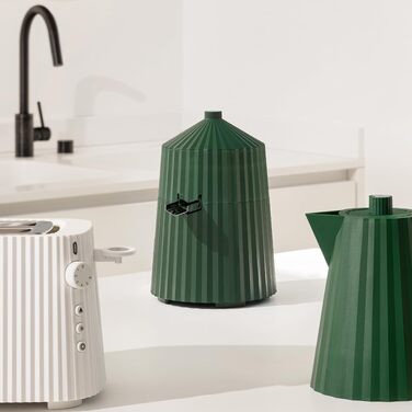 Електрична соковитиражниця для цитрусових Alessi Plissé MDL07 W, 80 Вт, термопластична смола, зелена