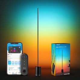 Розумна підлогова LED лампа Govee RGBIC з Wi-Fi, диміруванням, керуванням через Alexa/Google, синхронізацією з музикою, 64 режимами для вітальні та спальні
